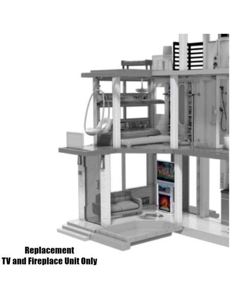 Piezas de Repuesto Barbie Casa de Ensueño - Televisión y Chimenea