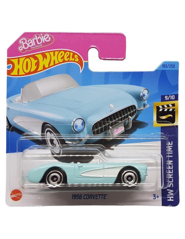 Coche de Metal Fundido Hot Wheels Barbie Corvette 1956