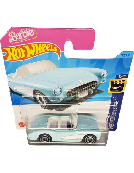 Coche de Metal Fundido Hot Wheels Barbie Corvette 1956