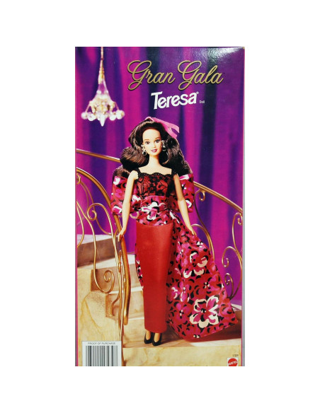 Muñeca Barbie Teresa Gran Gala Edición Especial Mattel 32.8 cm