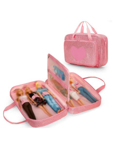 Funda de Transporte LoDrid Rosa para Muñecas Barbie 30 cm