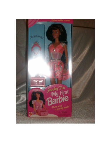 Muñeca Mi Primera Barbie Joyería Mattel 32.8x14.7x6.6 cm