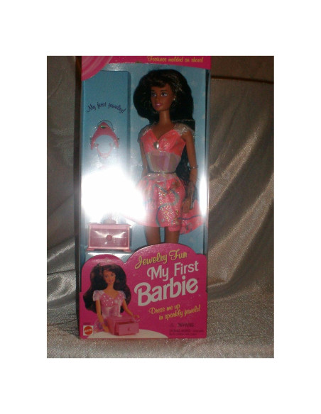 Muñeca Mi Primera Barbie Joyería Mattel 32.8x14.7x6.6 cm