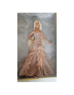 Muñeca Barbie Versace Gold Label 2004 - Vestido Taupe
