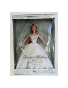 Muñeca de Boda Romántica Barbie 29438 Rubia 34.5x24.6 cm