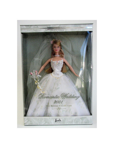 Muñeca de Boda Romántica Barbie 29438 Rubia 34.5x24.6 cm