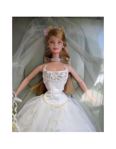Muñeca de Boda Romántica Barbie 29438 Rubia 34.5x24.6 cm