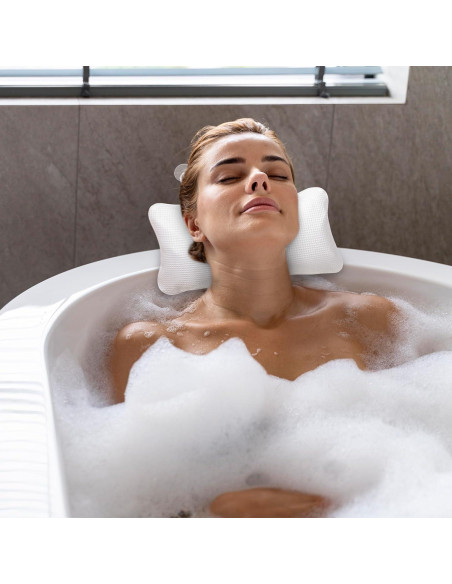 Almohada Inflable EORTA para Bañera con Ventosas 35x20cm