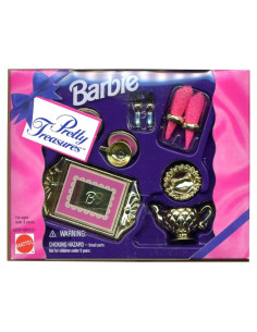 Juego de Cena Dorado Barbie Tesoros Bonitos - Edición Especial