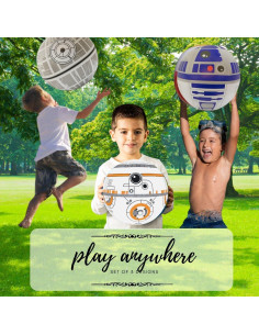 Juego de 3 Pelotas Inflables NINOSTAR 35.56 cm para Fiesta 2