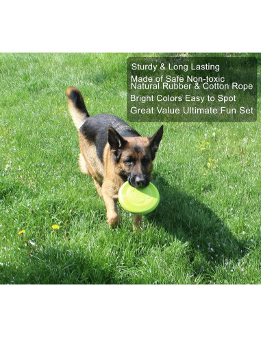 Juguete de Masticar Jalousie para Perros - 11 Piezas Multicolor