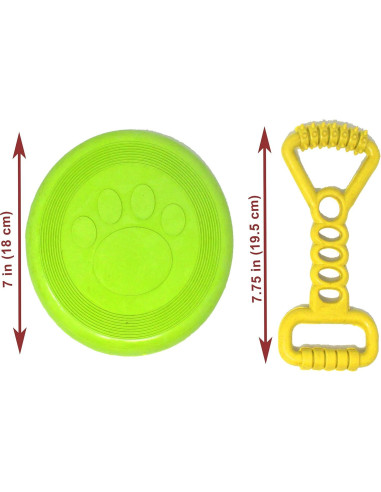 Juguete de Masticar Jalousie para Perros - 11 Piezas Multicolor