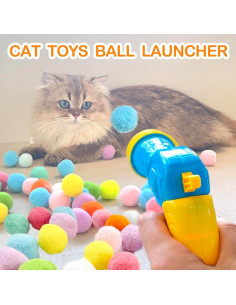 Lanzador de Pelotas para Gatos MeoHui 31 Piezas Interactivo 2