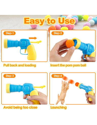 Lanzador de Pelotas para Gatos MeoHui 31 Piezas Interactivo