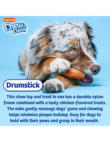 Juguete de Masticar Hartz Muslo Pollo Pequeño 10-20 lbs