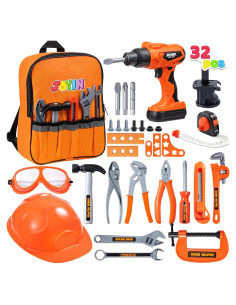 Juego de Herramientas para Niños Joyin 32 Piezas con Taladro