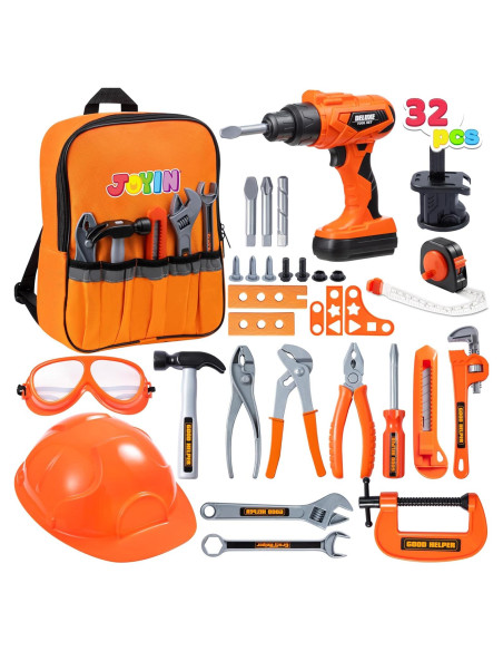 Juego de Herramientas para Niños Joyin 32 Piezas con Taladro
