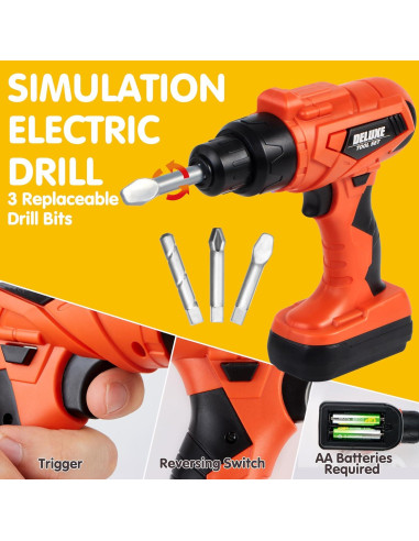 Juego de Herramientas para Niños Joyin 19 Piezas con Taladro