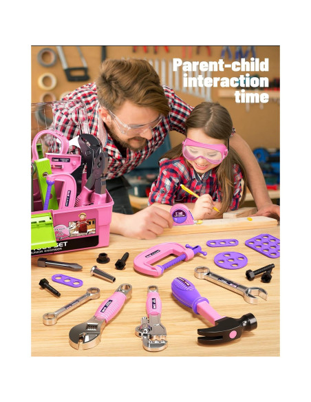 Juego de herramientas Deejoy con taladro y 45 piezas