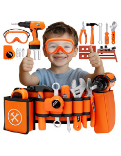 Conjunto de Herramientas de Juguete TOY Life con Taladro