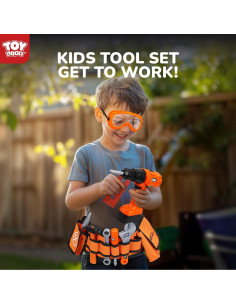 Conjunto de Herramientas de Juguete TOY Life con Taladro 2