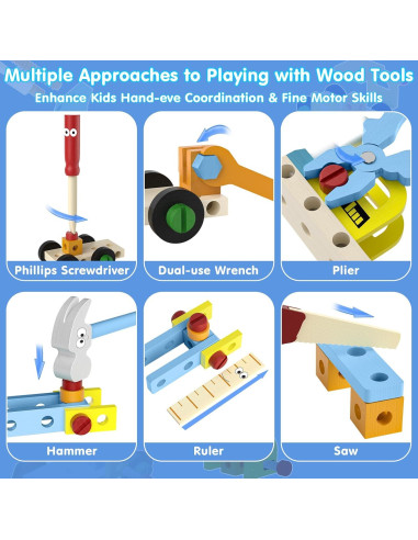 Juego de Herramientas para Niños MindPal 45 Piezas