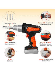 Juego de Herramientas para Niños Wuyuexingkong 38 PCS 2