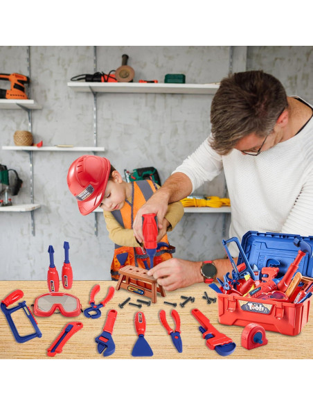 Juego de Herramientas para Niños MAGIC4U 49 Piezas