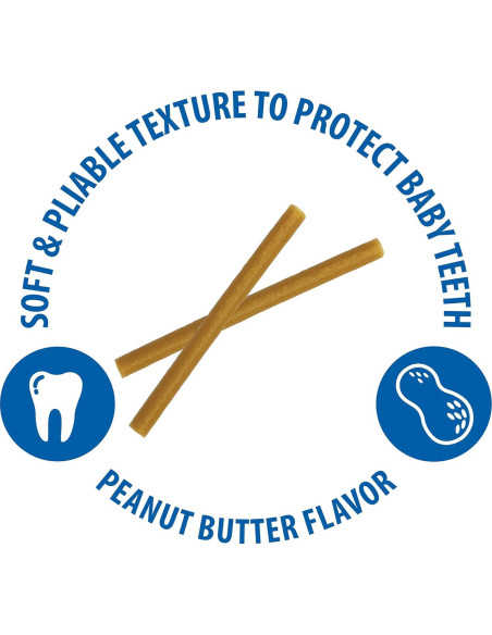 Palitos de Dentición N-Bone para Cachorros Sabor Mantequilla