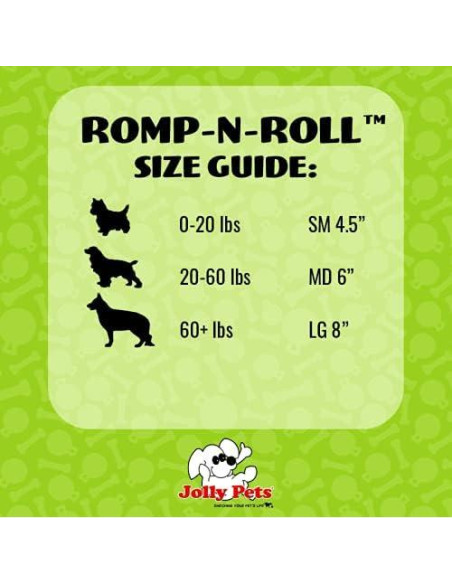 Juguete para Perro Jolly Pets Romp-n-Roll 15,24 cm Arándano