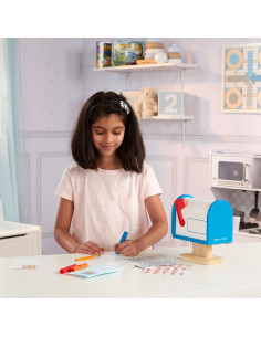 Buzón de Madera Melissa & Doug con Cartas Reutilizables 2