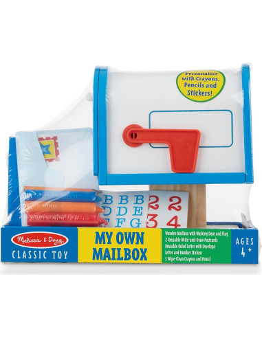 Buzón de Madera Melissa & Doug con Cartas Reutilizables