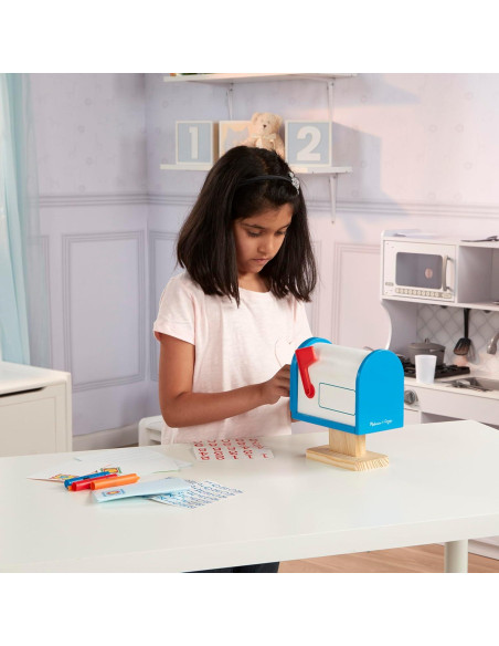 Buzón de Madera Melissa & Doug con Cartas Reutilizables