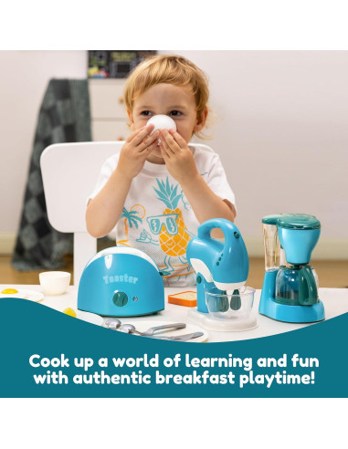 Juguetes de Cocina Joyin para Niñas - Set Azul 23.5x10.5cm