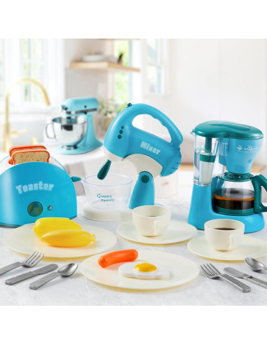 Juguetes de Cocina Joyin para Niñas - Set Azul 23.5x10.5cm