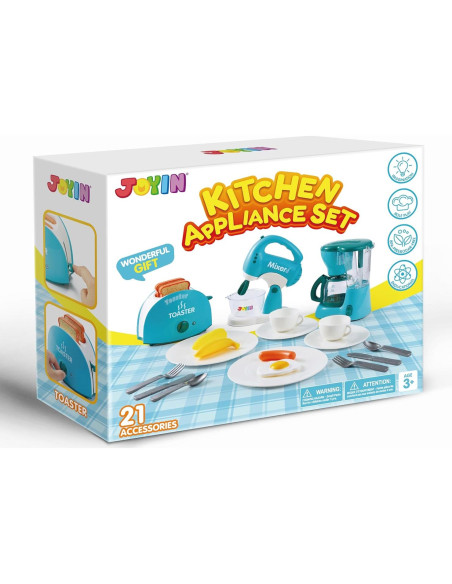 Juguetes de Cocina Joyin para Niñas - Set Azul 23.5x10.5cm