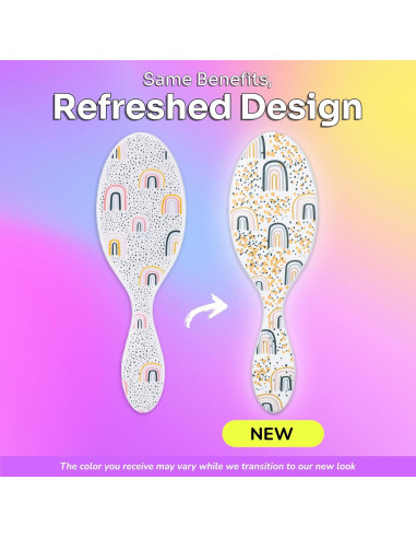 Cepillo Desenredante Wet Brush Kids Arcoíris 1 Cuenta 25cm