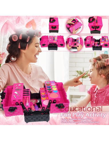 Kit de Maquillaje ROKKES para Niñas 52 Piezas Lavable