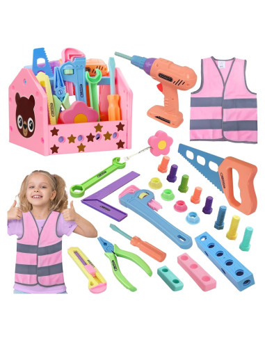 Juego de Herramientas Gifts2U para Niñas 23 Piezas