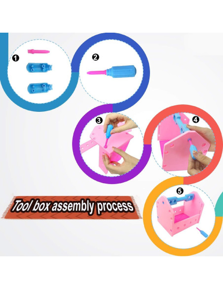 Juego de Herramientas Gifts2U para Niñas 23 Piezas