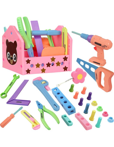 Juego de Herramientas Gifts2U para Niñas 23 Piezas