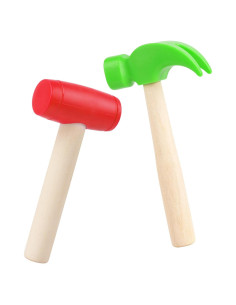 Juego de 2 Martillos de Plástico para Niños Waenerec