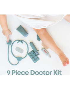 Kit de Doctor de Juguete RayPlay 9 Piezas Silicona 100% 2