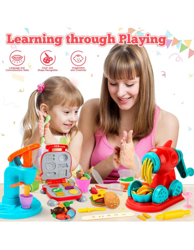 Juego de Masa 3 en 1 SOCBTNSO para Niños 1,04 kg