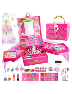 Juego de Maquillaje Lavable PLOOHT para Niñas 5 a 8 Años