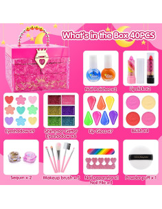 Juego de Maquillaje Lavable PLOOHT para Niñas 5 a 8 Años 2
