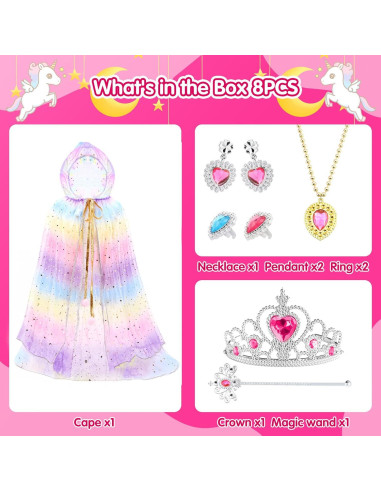 Juego de Maquillaje Lavable PLOOHT para Niñas 5 a 8 Años