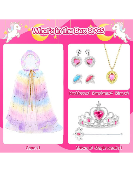 Juego de Maquillaje Lavable PLOOHT para Niñas 5 a 8 Años