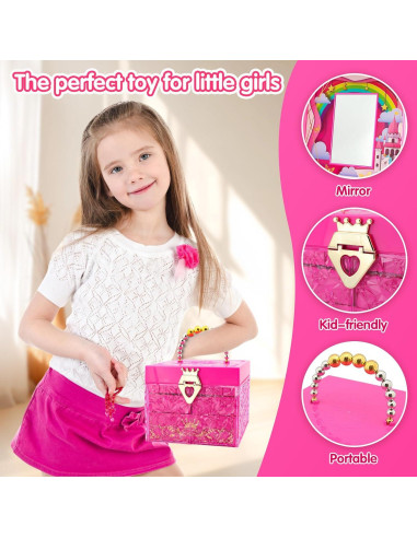 Juego de Maquillaje Lavable PLOOHT para Niñas 5 a 8 Años