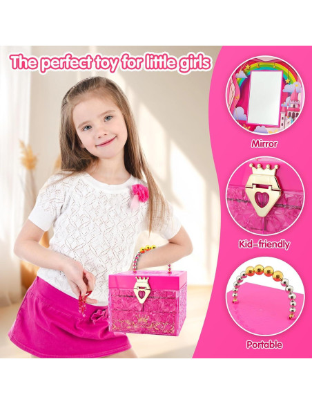 Juego de Maquillaje Lavable PLOOHT para Niñas 5 a 8 Años